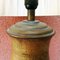 Italienische Mid-Century Messing Tischlampe mit Plissiertem Lampenschirm, 1950er 3
