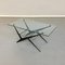 Mid-Century Italian Glass, Iron and Brass Coffee Table by Angelo Ostuni, 1950s, Image 2