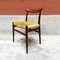 Danish Solid Teak and Velvet Chairs by Hans Wegner by Madsens, 1950s, Set of 6 2