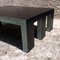 Low Coffee Table with Green Decorative Motif on Two Side, 1980s 6