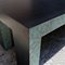 Low Coffee Table with Green Decorative Motif on Two Side, 1980s 7