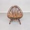 Oval-Shaped Rattan Armchair in the Manner of Franco Albini, 1960s, Image 4