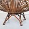 Oval-Shaped Rattan Armchair in the Manner of Franco Albini, 1960s 12