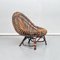 Fauteuil Ovale en Rotin façon Franco Albini, 1960s 5