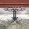 Vintage Italian Chromed Steel Glass and Wood Detail Dining Table, 1970s, Image 2