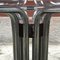 Vintage Italian Chromed Steel Glass and Wood Detail Dining Table, 1970s, Image 6
