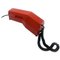 Mid-Century Italian Red Plastic Auso Rialto Telephone from Siemens, 1960s, Image 1