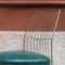 Mid-Century German Bauhaus Green Sky Metal Rod Chairs, 1940s, Set of 4, Image 4