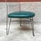 Mid-Century German Bauhaus Green Sky Metal Rod Chairs, 1940s, Set of 4 5