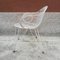 Mid-Century German White Painted Iron Garden Chairs, 1950s, Set of 5 4