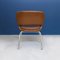 Mid-Century Modern Italian Brown Leather Armchair by Cassina, 1970s, Set of 2, Image 11