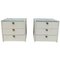 Italian White Lacquered Wood Nightstands, 1960s, Set of 2, Image 1