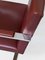 Vintage Bordeaux Leather and Chromed Steel Brno Chair by Knoll, 1980s 9