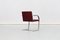 Vintage Bordeaux Leather and Chromed Steel Brno Chair by Knoll, 1980s 4