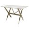 Italian White Wood Folding Table, 1960s 1