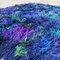 Alfombra italiana larga de lana azul, años 70, Imagen 11