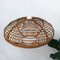 Italian Lozeng Shaped Rattan Ceiling Lamp, 1960s 5