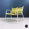 Italian Yellow Scooby Two-Seats Bench with Armrests, 1950s 2