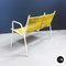 Italian Yellow Scooby Two-Seats Bench with Armrests, 1950s 6