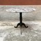 Italian Grey Marble Oval Coffee Table with Curly Legs, 1970s 6