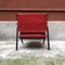 Vintage Italian Metal and Red Leather Armchairs by Formanova, 1970s, Set of 2 9