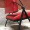 Italienische Vintage Sessel aus Metall & rotem Leder von Formanova, 1970er, 2er Set 10