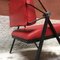 Vintage Italian Metal and Red Leather Armchairs by Formanova, 1970s, Set of 2 10