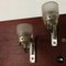 Italian Steel and Glass Sconces by Marco Zanuso for Oluce, 1950s, Set of 2 2