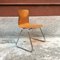 Vintage German Light Wood and Chromed Steel Pagholz Chairs, 1960s, Set of 6 7