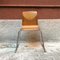 Vintage German Light Wood and Chromed Steel Pagholz Chairs, 1960s, Set of 6, Image 3