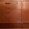 Credenza alta in teak biondo, Danimarca, anni '60, Immagine 2