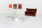 Italian Crystal and Carrara Marble Square Sofa Table by Giovanni Offredi, 1970s 11