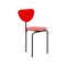 Italian Steel and MDF Alien Chair by Carlo and Gianni Forcolini for Alias, 1982, Image 1