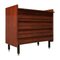 Italian Teak Metal and Brass Chest of Drawers, 1960s, Image 1