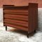 Italian Teak Metal and Brass Chest of Drawers, 1960s, Image 3