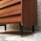 Italian Teak Metal and Brass Chest of Drawers, 1960s, Image 8