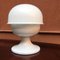 Italian White Enameled Metal and Acrylic Glass Table Lamp, 1970s 2