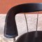 Italienische Stühle aus verchromtem Stahl & schwarzem Leder, 1980er, 2er Set 7