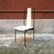 Italienische Stühle aus Metall & Leder von Adalberto Del Lago für Misura Emme, 1980er 11