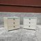 Italian White Lacquered Wood Nightstands, 1960s, Set of 2 2