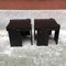 Italian Dark Brown Color Lacquered Wood Coffee Tables, 1970s, Set of 3 3