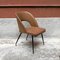Italian Light Brown Faux Leather Seat and Back and Metal Legs Armchair, 1960s, Image 7