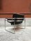 Black Leather Wassily Armchair by Marcel Breuer for Gavina, 1968, Image 3