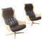 Mid-Century Modern Swedish Space Age Galaxy Armchairs by Alf Svensson for Dux 1968, Set of 2, Image 1