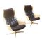 Mid-Century Modern Swedish Space Age Galaxy Armchairs by Alf Svensson for Dux 1968, Set of 2 1