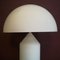 Italienische Verstellbare Weiße Atollo Lampe aus Glas von Magistretti für Oluce, 1977 4