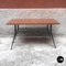 Italian Rectangular Wood and Metal Coffee Table, 1950s 4