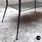 Italian Rectangular Wood and Metal Coffee Table, 1950s, Image 8