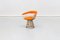 Orange Steel and Fabric Dining Chairs by Warren Platner for Knoll, 1960s, Set of 2, Image 2