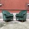 Italian Green Velvet Armchairs, 1950s, Set of 2, Image 2